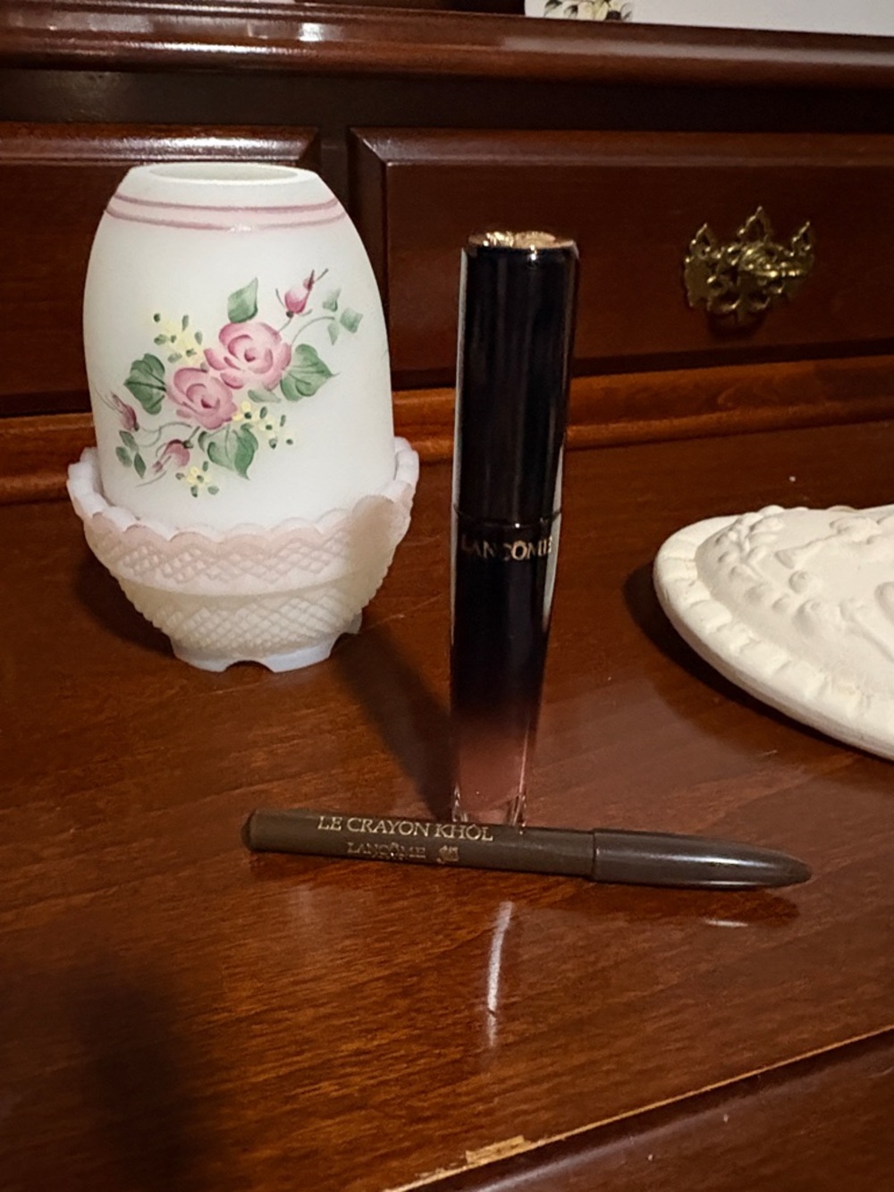 Lancome Black and Gold Mascara with Brown Eyeliner Duo